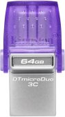 USB накопитель Kingston DataTraveler microDuo 3C USB 3.2 64 ГБ, DTDUO3CG3/64GB