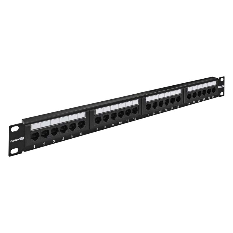 Патч-панель Exegate 24-ports UTP RJ-45 1U, EX256752RUS