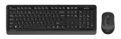 Комплект Клавиатура/мышь A4Tech Fstyler FG1010S Беспроводной чёрный, FG1010S GREY