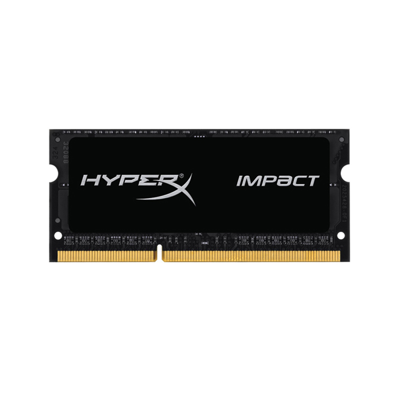 Картинка - 1 Модуль памяти Kingston HyperX Impact Black 4GB SODIMM DDR3L 1600MHz, HX316LS9IB/4