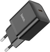 Фото Сетевое зар./устр. Hoco N27 Black 20W 3A+2.22A+1.67A (PD+QC+AFC) USB-C черный, N27 BLACK