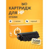Тонер-картридж Bion 26X Лазерный Черный 9000стр с чипом, BCR-CF226X