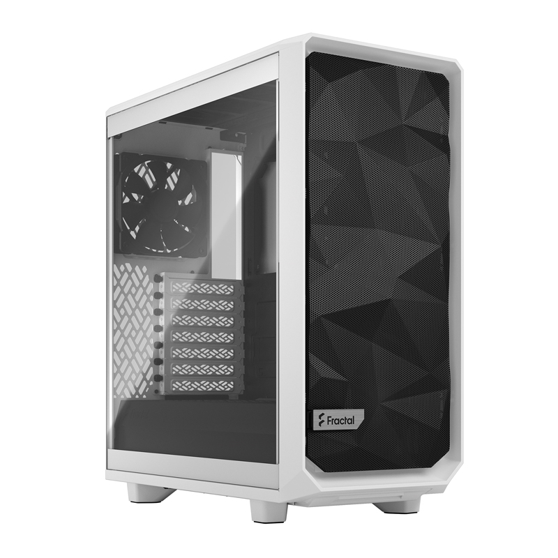 Корпус Fractal Design Meshify 2 Compact Clear Tint Midi Tower Без БП белый, FD-C-MES2C-05