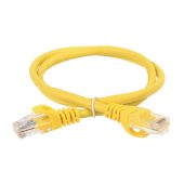 Патч-корд ITK UTP кат. 6 жёлтый 1 м, PC05-C6UL-1M