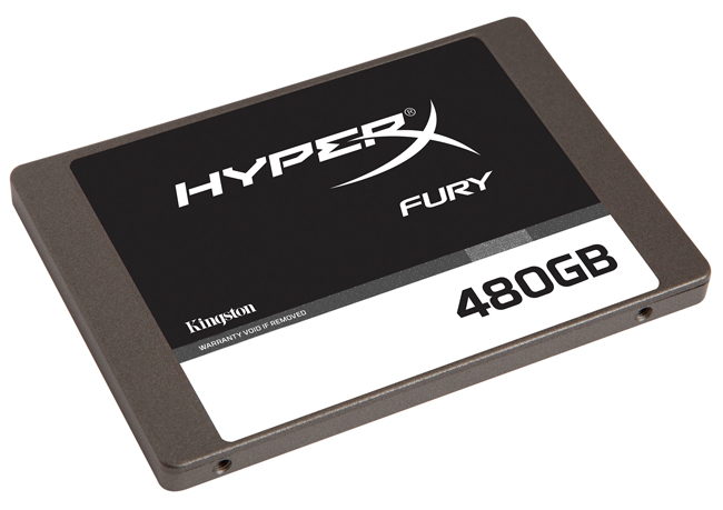 Картинка - 1 Диск SSD Kingston HyperX FURY 2.5&quot; 480GB SATA III (6Gb/s), SHFS37A/480G