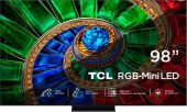 Телевизор TCL 98RM7L RGB-Mini LED (2026) 98" 3840x2160 (4K) чёрный, 98RM7L