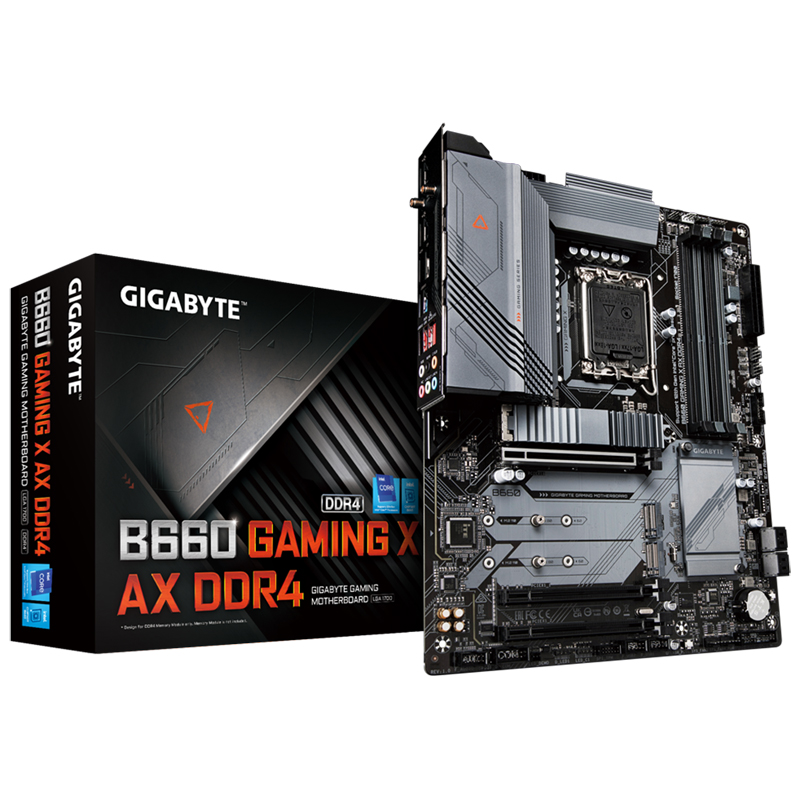 Картинка - 1 Материнская плата Gigabyte B660 GAMING X AX DDR4 ATX LGA 1700, B660 GAMING X AX DDR4