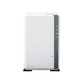 Сетевое хранилище NAS Synology DiskStation DS223J 2x3.5" Tower белый, DS223J