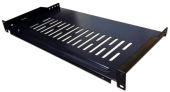 Полка LANMASTER CB-SFBF 150 мм цвет - чёрный, TWT-CB-SFBF150-1U/18