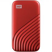 Вид Внешний диск SSD WD My Passport 2 ТБ Mini USB 3.2 красный, WDBAGF0020BRD-WESN