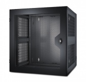 Вид Дверь APC by Schneider Electric NetShelter WX 13U, цвет Чёрный, AR100HD