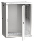 Вид Настенный шкаф ITK Linea W 15U серый, LWR3-15U64-GF
