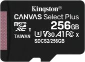 Карта памяти Kingston Canvas Select Plus microSDXC UHS-I Class 3 256GB, SDCS2/256GBSP