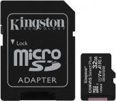 Вид Карта памяти Kingston Canvas Select Plus microSDHC UHS-I Class 1 C10 32GB, SDCS2/32GB