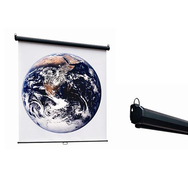 Картинка - 1 Экран настенно-потолочный ScreenMedia Economy-P 200x200 см 1:1 ручное управление, SPM-1103
