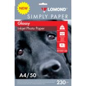 Упаковка бумаги LOMOND Simply Paper InkJet Photo Paper A4 50л 230г/м², 0102155