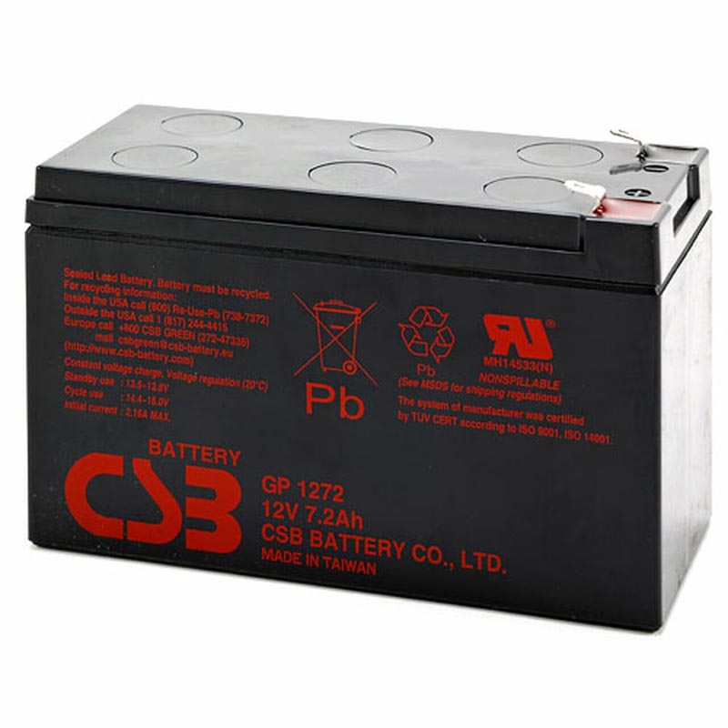 Картинка - 1 Батарея для дежурных систем CSB GP 1272 12В, GP1272 F1