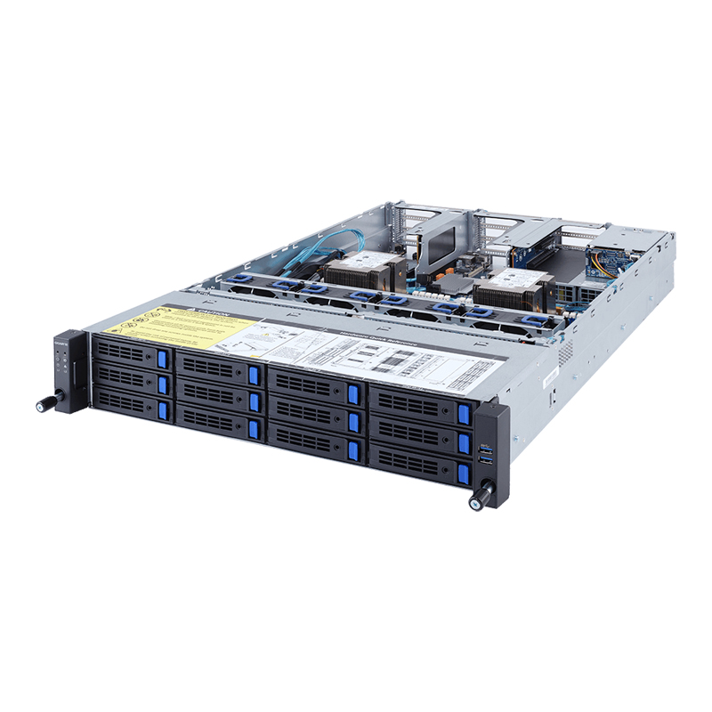 Серверная платформа Gigabyte R281-3C1 12x3.5" Rack 2U, 6NR2813C1MR-00