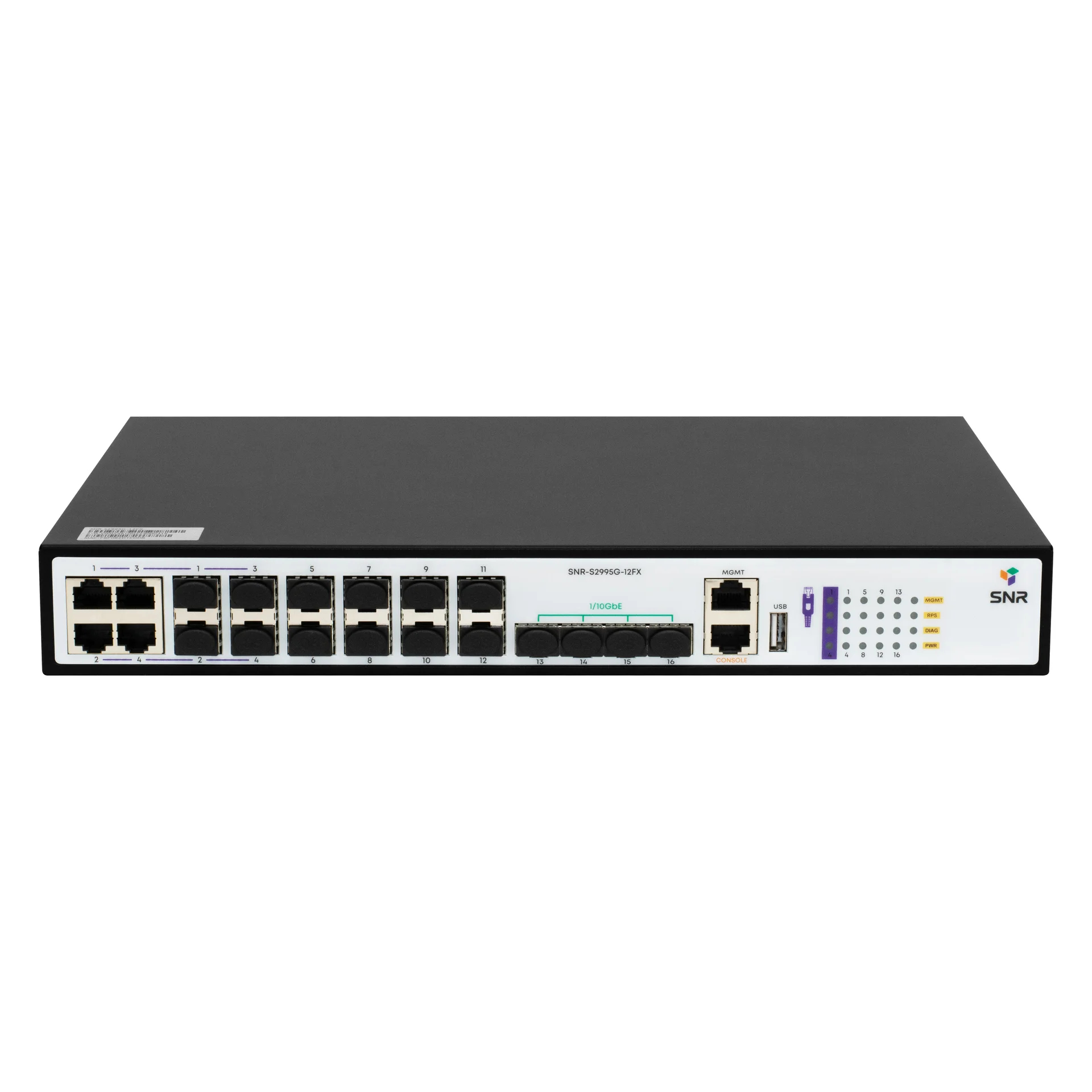 Коммутатор SNR S2995G-12FX Управляемый 16-ports, SNR-S2995G-12FX