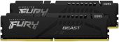 Фото Комплект памяти Kingston FURY Beast Black 2х16 ГБ DIMM DDR5 5200 МГц, KF552C40BBK2-32
