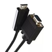 Вид Видеокабель Telecom HDMI (M) -> VGA (M) 1,8 м, TA670-1.8M