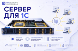 Какой сервер нужен для 1С: конфигурация под число пользователей