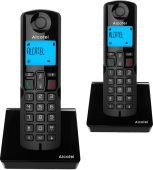 DECT-телефон Alcatel S230 DUO RU чёрный, ATL1422788