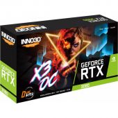 Вид Видеокарта INNO3D NVIDIA GeForce RTX 3080 X3 OC GDDR6X 10GB LHR, N30803-106XX-1810VA44H