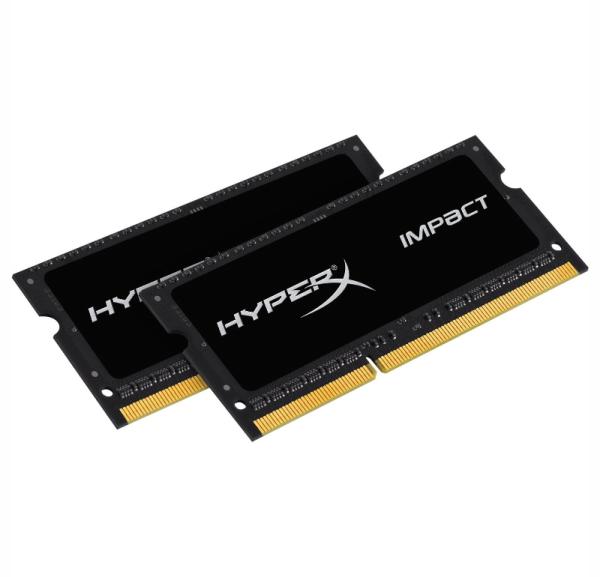 Картинка - 1 Комплект памяти Kingston HyperX Impact 16GB SODIMM DDR3L 2133MHz (2х8GB), HX321LS11IB2K2/16
