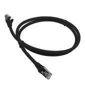 Патч-корд LANMASTER FTP кат. 6a чёрный 3 м, LAN-PC45/S6A-3.0-BK