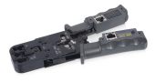 Инструмент обжимной 3 в 1 Cabeus для RJ-45, RJ-11/12 с тестером для витой пары, HT-2010NT