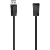 Фото USB удлинитель Hama Essential Line USB Type A (M) -> USB Type A (F) 0.5A 5 м, 00200621