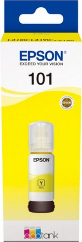 Чернила EPSON 101 Струйный Желтый 70мл, C13T03V44A