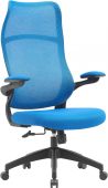 Кресло для операторов CACTUS CS-MC505-BL тёмно-синий, сетка/ткань, CS-MC505-BL