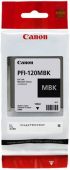 Картридж Canon PFI-120MBK Струйный Матовый черный 130мл, 2884C001
