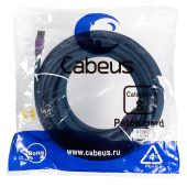 Патч-корд Cabeus S/FTP кат. 8 Синий 10 м, PC-SSTP-RJ45-Cat.8-10m-LSZH