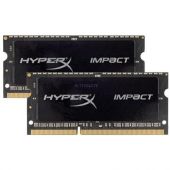 Вид Комплект памяти Kingston HyperX Impact 2х4Гб SODIMM DDR3L 1866МГц, HX318LS11IBK2/8