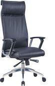 Кресло для руководителей CACTUS CS-LBK-BARSELONA чёрный, кожа, CS-LBK-BARSELONA