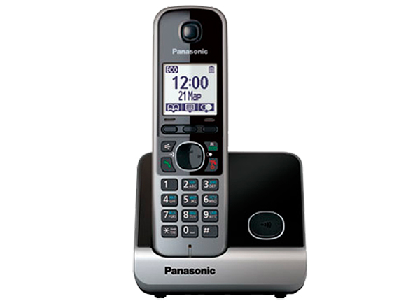 Картинка - 1 DECT-телефон Panasonic KX-TG6711RU Чёрный, KX-TG6711RUB