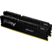 Комплект памяти Kingston FURY Beast Black 2х32 ГБ DIMM DDR5 5200 МГц, KF552C40BB2K2-64