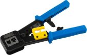 Инструмент обжимной Lanmaster LAN-CRI-468R/EZ для коннекторов синий/желтый, LAN-CRI-468R/EZ