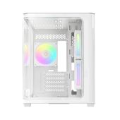 Корпус Ocypus Iota C50 Curve ARGB Digital Mini Tower Без БП белый, Iota C50 WH Curve ARGB Digital