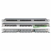 Photo Патч-панель Hyperline 24-ports FTP RJ-45 0.5U, PPHD-19-24-8P8C-C5E-SH-110D