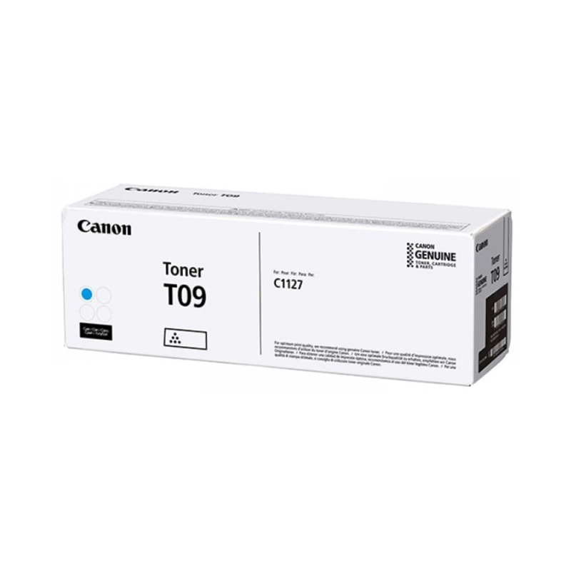 Картинка - 1 Тонер Canon T09 Лазерный Голубой 5900стр, 3019C006