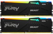Комплект памяти Kingston Fury Beast Black 2х16 ГБ DIMM DDR5 6000 МГц, KF560C36BBEAK2-32