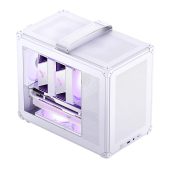 Корпус JONSBO C6 MAX Handle Mini Tower Без БП белый, C6 MAX White