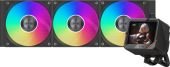 Фото Система водяного охлаждения PCCOOLER GT360 Dsiplay 3 x 120 мм, GT360-BKAWXY-GL