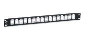 Патч-панель Cabeus 16-ports UTP Пустые шторки 1U, PLB-16