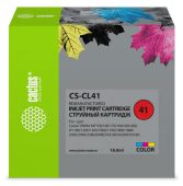 Картридж CACTUS CL41 Струйный Трехцветный 18мл, CS-CL41