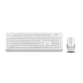 Комплект Клавиатура/мышь A4Tech  Беспроводной белый, FG1010 WHITE